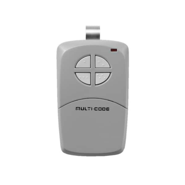 Multi-Code 4-Button Visor Remote Transmitter (300MHz) for Gate and Garage Door Opener Remotes