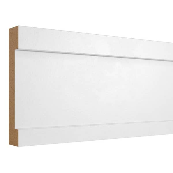 1 in. D x 5.25 in. W x 96 in. L Primed Finger Joint Pine Wood Craftsman Crosshead