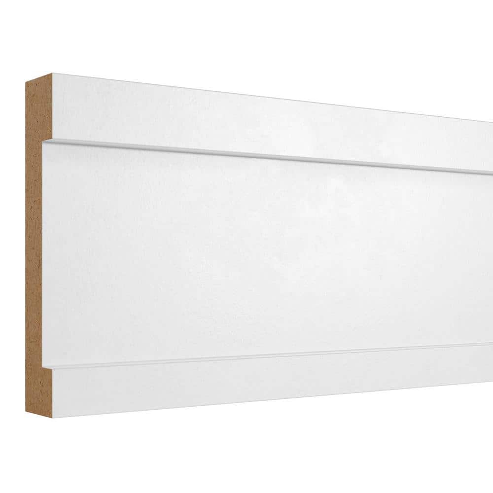 1 in. D x 5.25 in. W x 96 in. L Primed Finger Joint Pine Wood Craftsman Crosshead