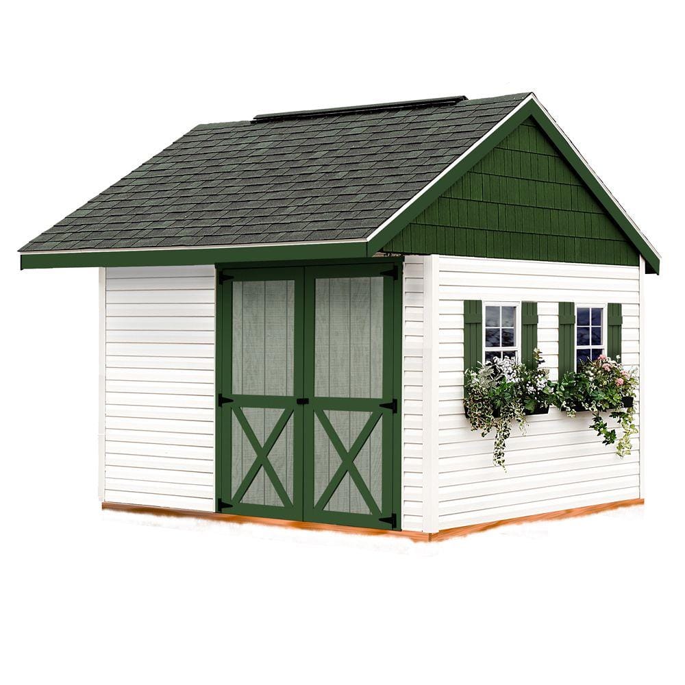 Best Barns Clarion 10 ft. x 10 ft. Prepped for Vinyl Storage Shed Kit