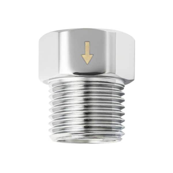 1/2 in. Lead Free Brass Premium Inline Shower Vacuum Breaker for Hand Showers in Chrome