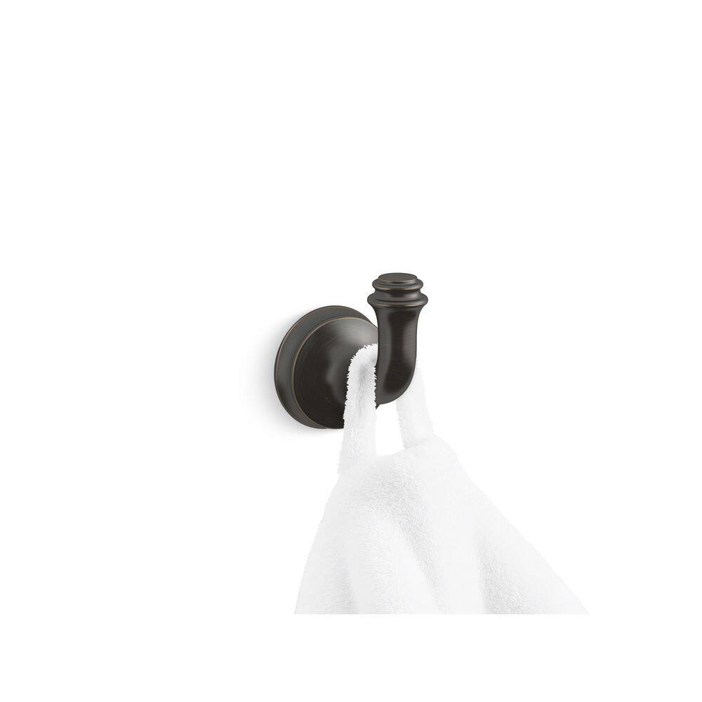 Oil-Rubbed Bronze Metal Wall-Mounted Robe Hook