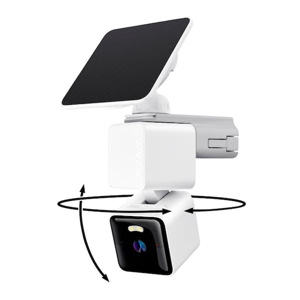 Solar Cam Pan 2K HD, Smart Security Camera with Solar Charging, Pan/Tilt, Color Night Vision, Spotlight and Siren (2026)
