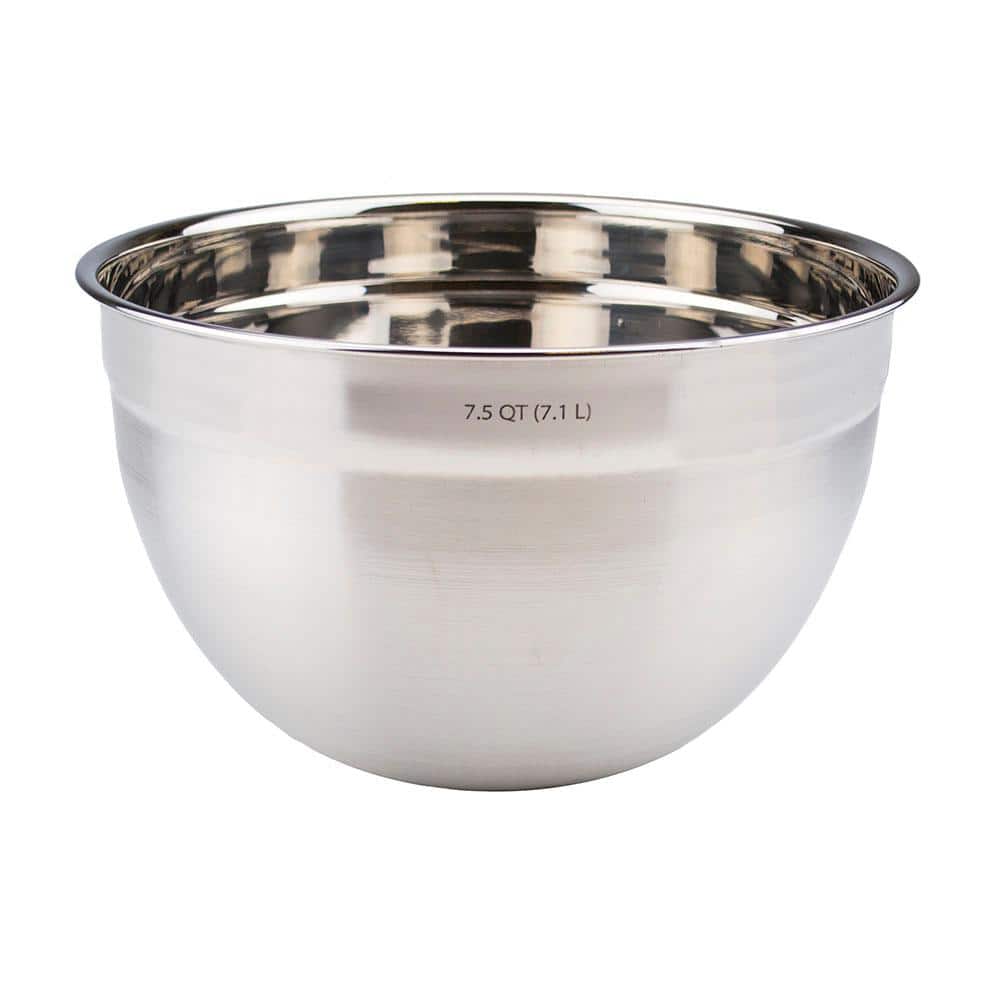 Stainless Steel Mixing Bowl - 7.5 Qt