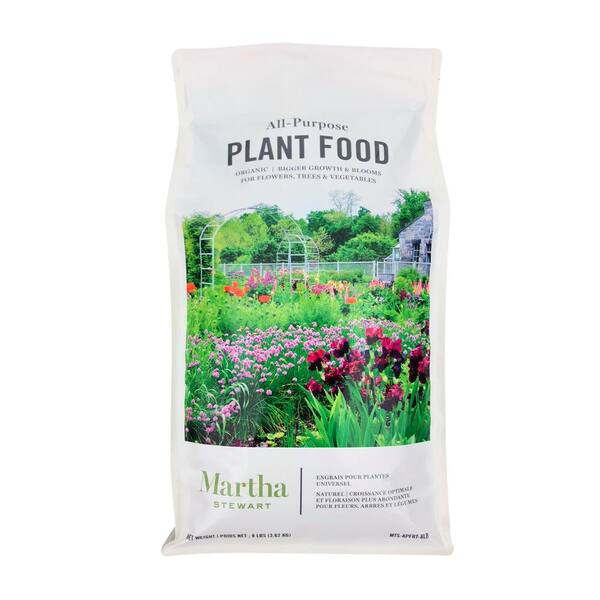 Martha Stewart Living 8 lbs. Organic All Purpose Plant Food for Flowers, Shrubs and Vegetables