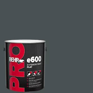 1 gal. #720F-7 Dark as Night Flat Exterior Paint