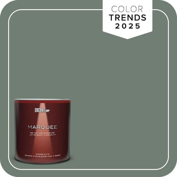 BEHR MARQUEE 1 qt. #N420-5 Boreal One-Coat Hide Matte Interior Paint & Primer