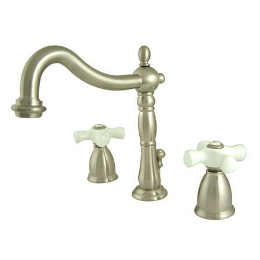 Kingston Brass Victorian 8 in. Widespread 2-Handle Bathroom Faucet in ...