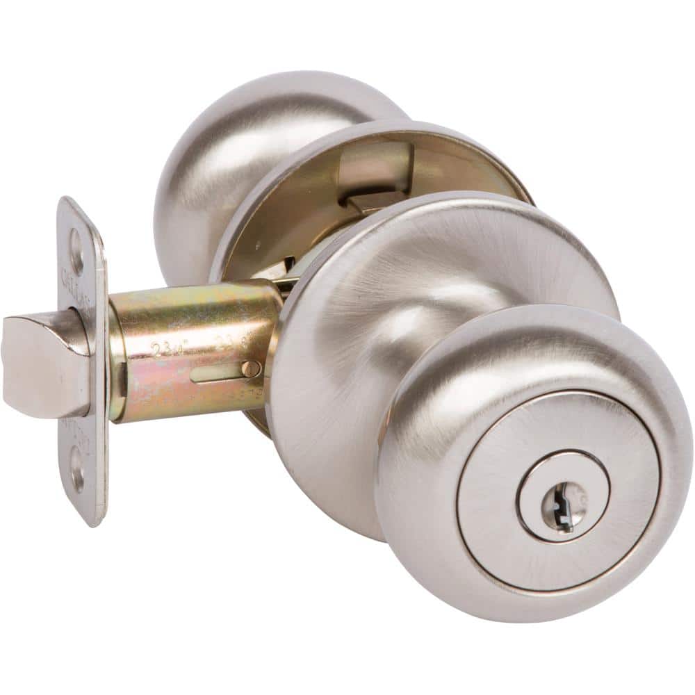 Saxon Satin Nickel Keyed Entry Door Knob price history on PriceWatchPro