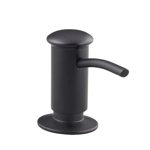 KOHLER Contemporary Design Soap/Lotion Dispenser in Matte Black