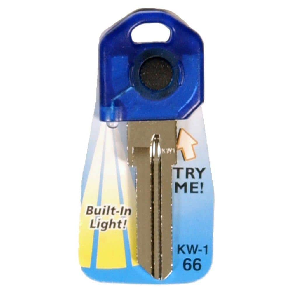 Hillman #66 Light Blue Key Blank 446322 - The Home Depot