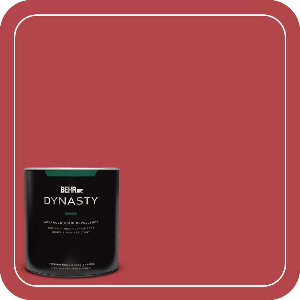 1 qt. Home Decorators Collection #HDC-SM14-10 Intrigue Red Semi-Gloss Enamel Interior Stain-Blocking Paint & Primer price history on PriceWatchPro