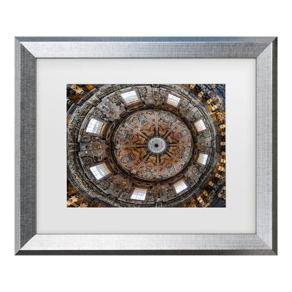Jois Domont Vault in Perspective Matted Framed Photography Wall Art 19.5 in. x 23.5 in.