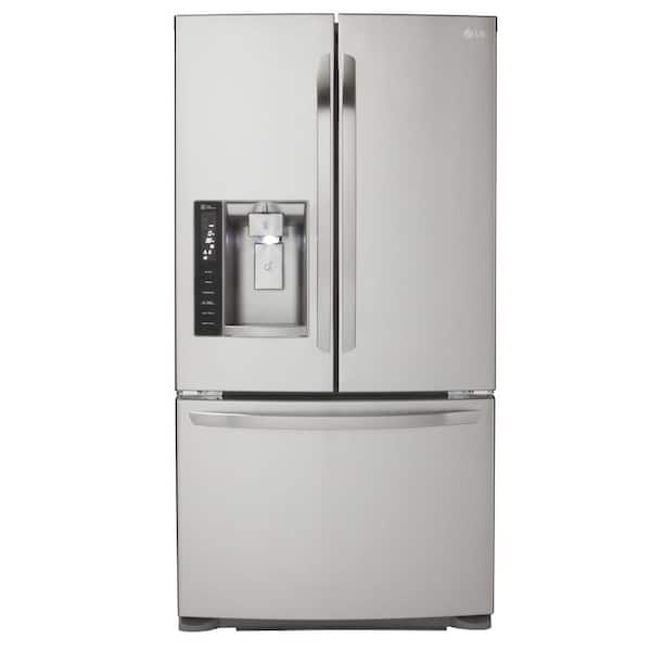 LG 19.8 cu. ft. French Door Refrigerator in Stainless Steel, Counter Depth