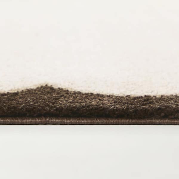 Dominique Beige/Brown 5 ft. x 7 ft. Area Rug