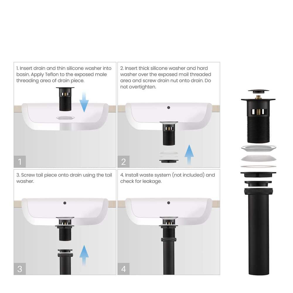 Sleek Matte Black Single-Handle Bathroom Faucet with High-Arc Spout