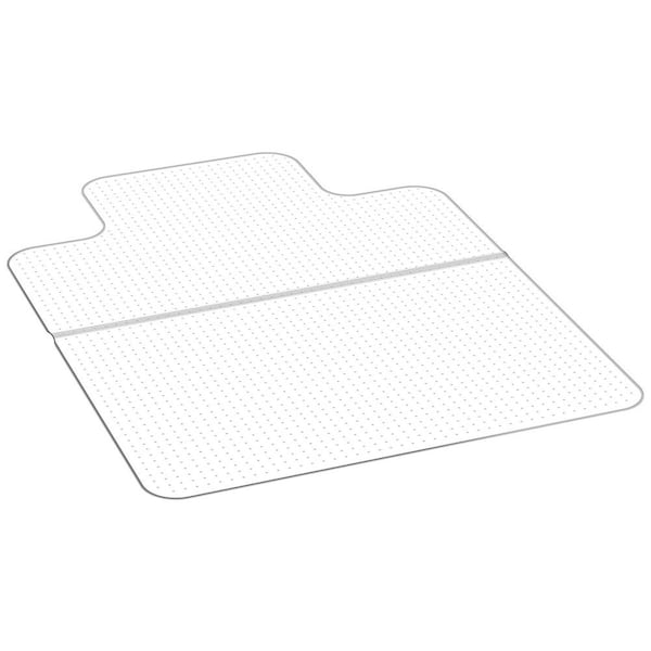36 x 48 in. Chair Mat with Lip Office Chair Mat for Low Pile Carpeted Floors, Plastic Floor Protector Clear Indoor
