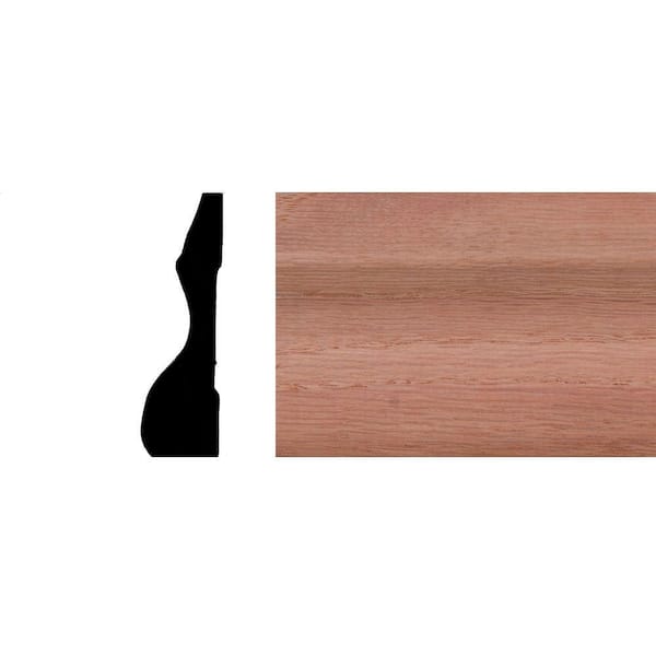 Builder's Choice COL386 7/16 in. x 2-1/4 in. Oak Wood Casing