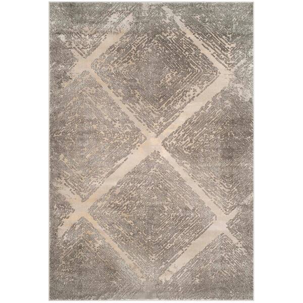 SAFAVIEH Meadow Taupe 8 ft. x 10 ft. Geometric Area Rug MDW344E-8 - The ...