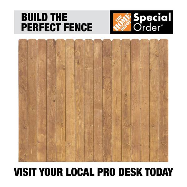 6 Ft X 8 Ft Stained White Wood Premium Dog Ear Fence Panel 320035 The Home Depot 6 Ft X 8 Ft Stained White Wood Premium Dog Ear Fence Panel 320035 The Home Depot