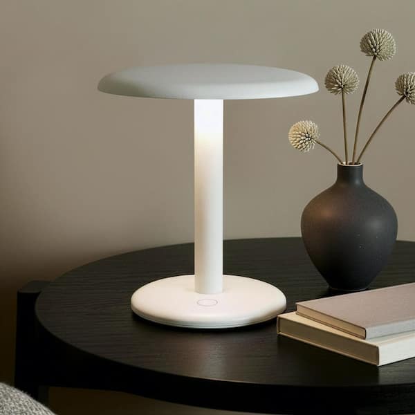 Brightech Zeno 7.2 in Ivory Cream Industrial Dimmable & Color