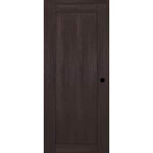 Belldinni 1-Panel Shaker 30 In. X 80 In. Left Hand Active Veralinga Oak ...