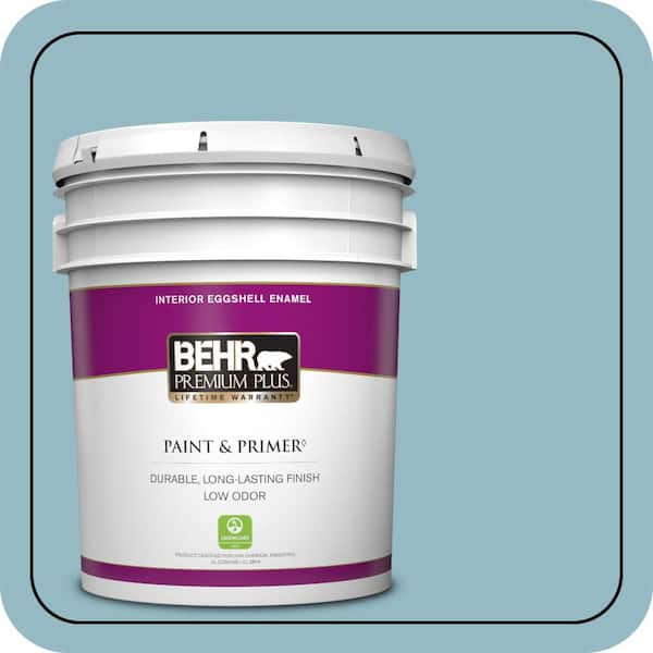 BEHR PREMIUM PLUS 5 gal. #T18-13 Casual Day Eggshell Enamel Low Odor Interior Paint & Primer