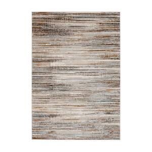 Banner Multi 6 ft. x 9 ft. Modern Contemporary Abstract Striped Area Rug