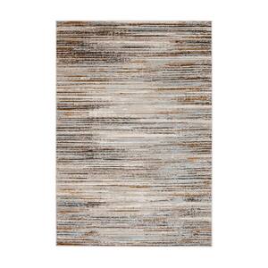 Banner Multi 7 ft. 10 in. x 10 ft. Modern Contemporary Abstract Striped Area Rug