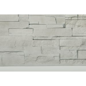 Dry Stacked Stone 41-1/2 in. x 13-1/8 in. Travertine Vinyl Siding (10-Pack)