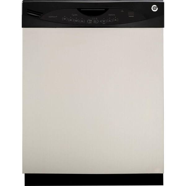 GE 24 in. Front Control Dishwasher in Stainless Steel with Stainless Steel Tub