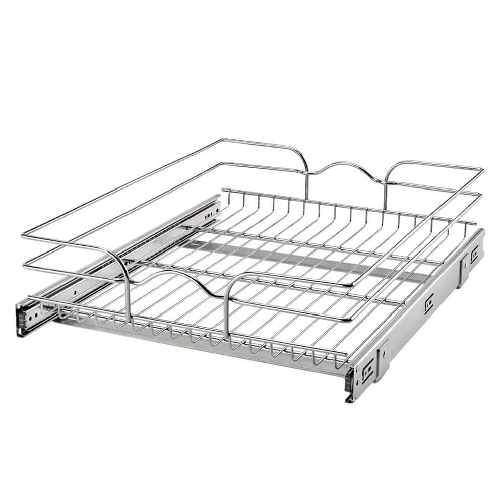 Silver Kitchen Cabinet Pull Out Shelf Organizer, 18 in. x 22 in. price history on PriceWatchPro