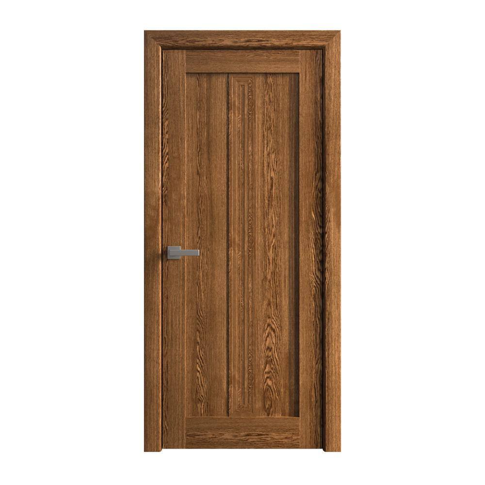 24 in. x 96 in. Marble Oak Solid Wood Swing Door with Hardware price history on PriceWatchPro