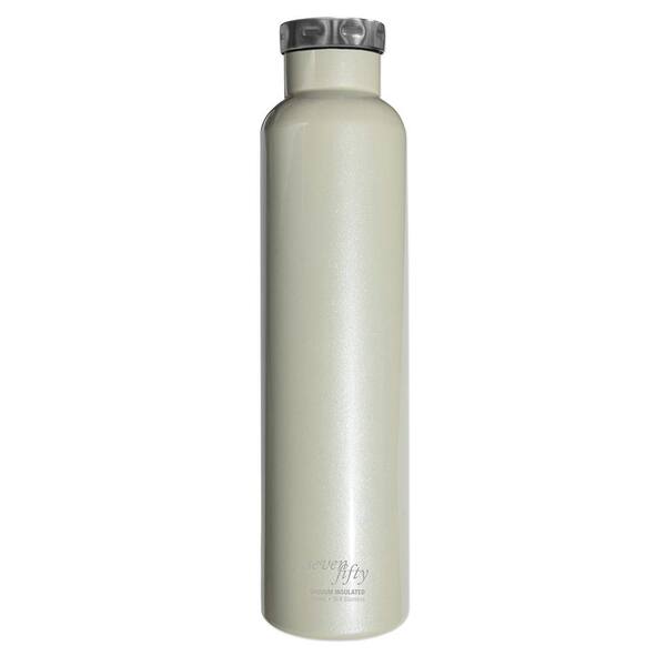 FIFTY/FIFTY 750 ml Vac-Insulated Wine Growler-White