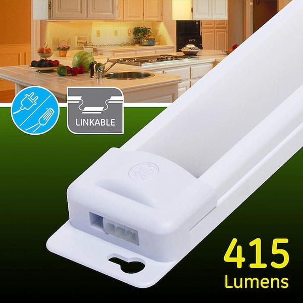 Enbrighten Premium Plug-In 12 in. LED White Under Cabinet Light