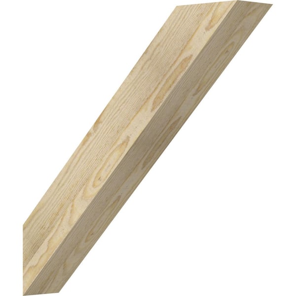 Ekena Millwork 4"W x 22"D x 22"H Traditional Rough Sawn Knee Brace, Douglas Fir