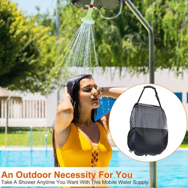 Outdoor shower outlet bag