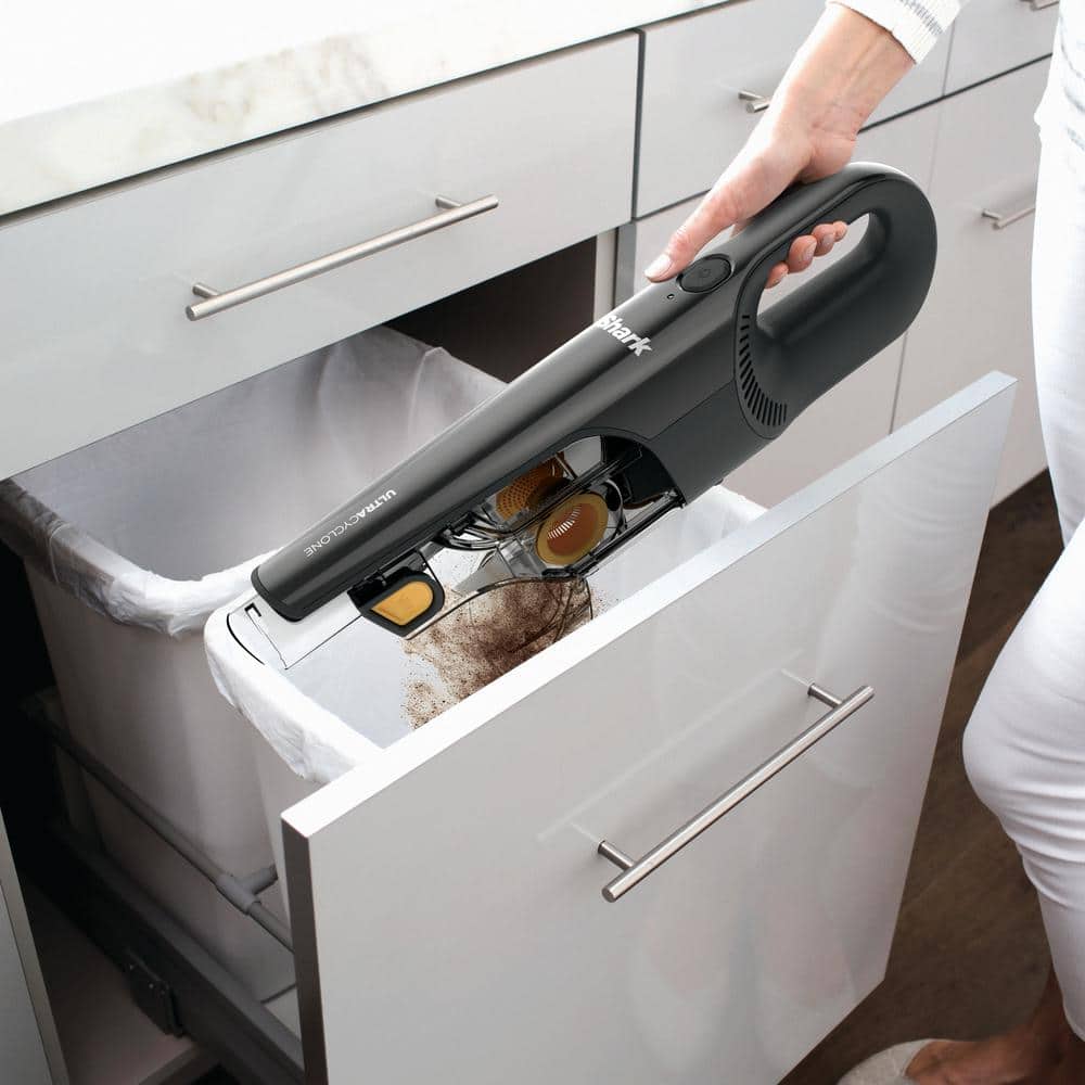 Black Cordless Handheld Vacuum with HEPA Filter for Pet Hair