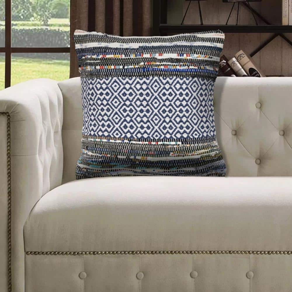 Boho Diamond Pillowset of 2, Throw Pillow 18x18, Decorative Pillows, Ornate  Cushion, Throw Pillow, Sofa Pillow, Couch Pillow, Boho Pillows 