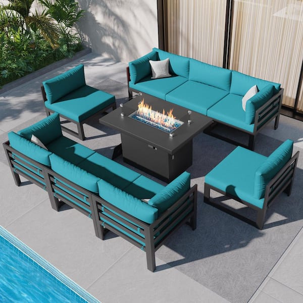 Surprising Patio Sectional With Fire Pit Photos