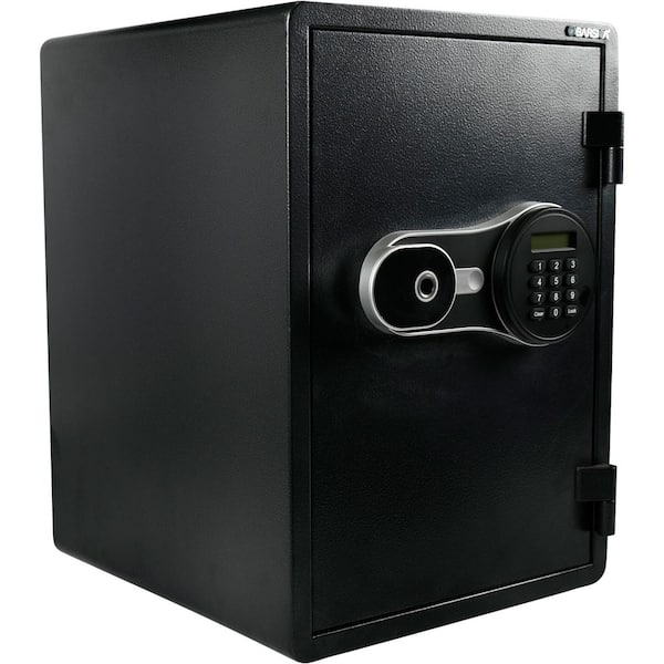 FV-500 PRO 0.88 cu. ft. Fire-Resistant Floor Safe with Biometric and Digital Keypad and LCD Display