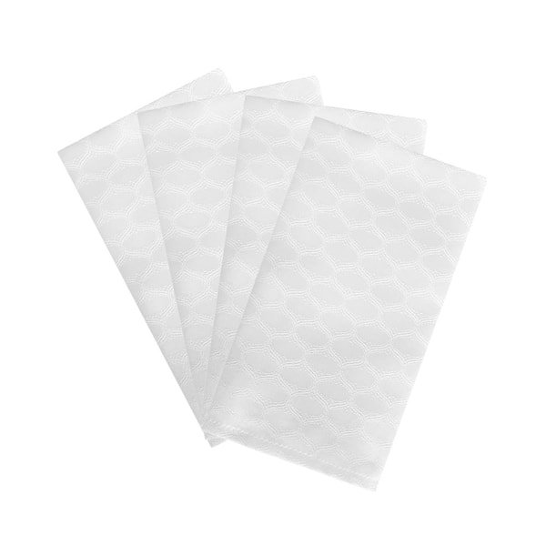Lenox Olivia Napkins, Set of 4, White - 19"W x 19"L