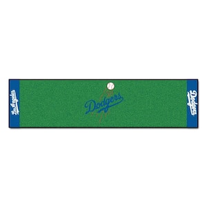 MLB Los Angeles Dodgers 1 ft. 6 in. x 6 ft. Indoor 1-Hole Golf Practice Putting Green