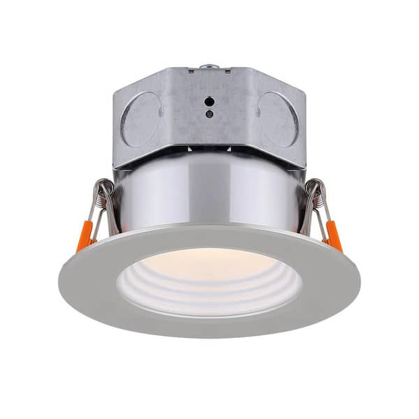 CANARM 3 in. Brushed Nickel Integrated LED Recessed Kit