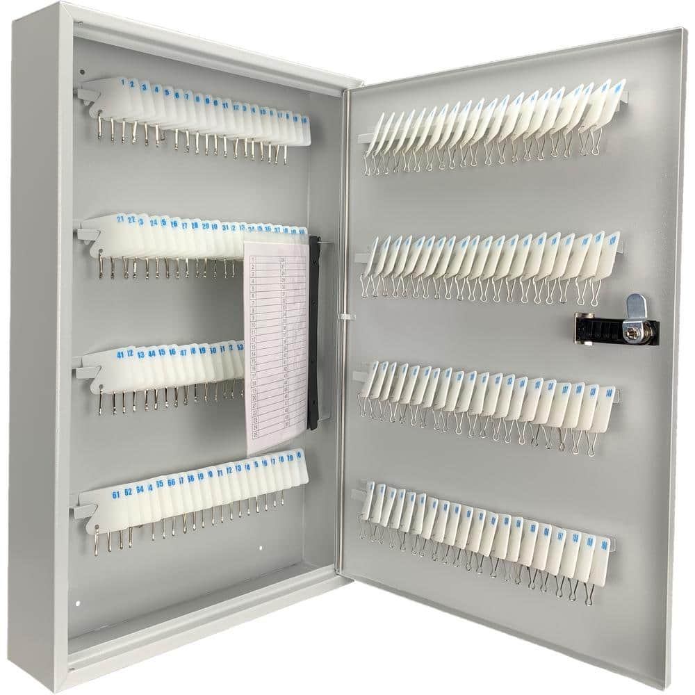 Gray Steel Combination Lock Key Cabinet for 160 Keys