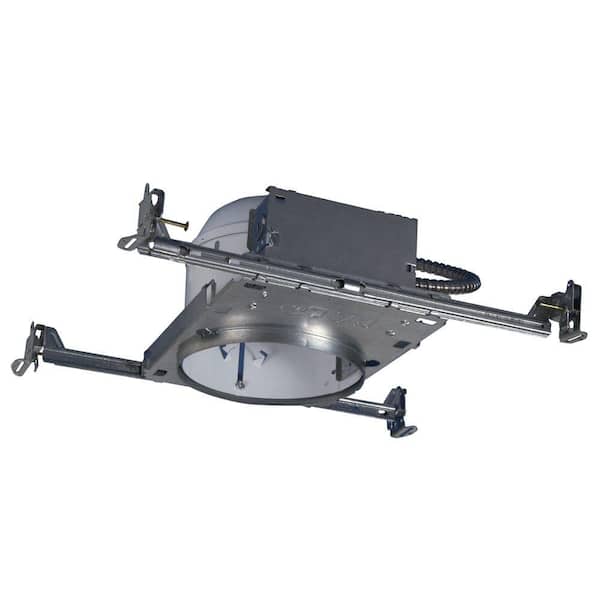 HALO H25 5 in. Aluminum Recessed Lighting Housing for New Construction Shallow Ceiling, Insulation Contact, Air-Tite