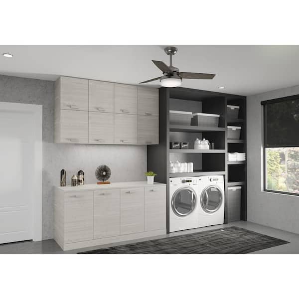 Sentinel 44 in. Indoor Brushed Slate Ceiling Fan with Remote with Light Kit