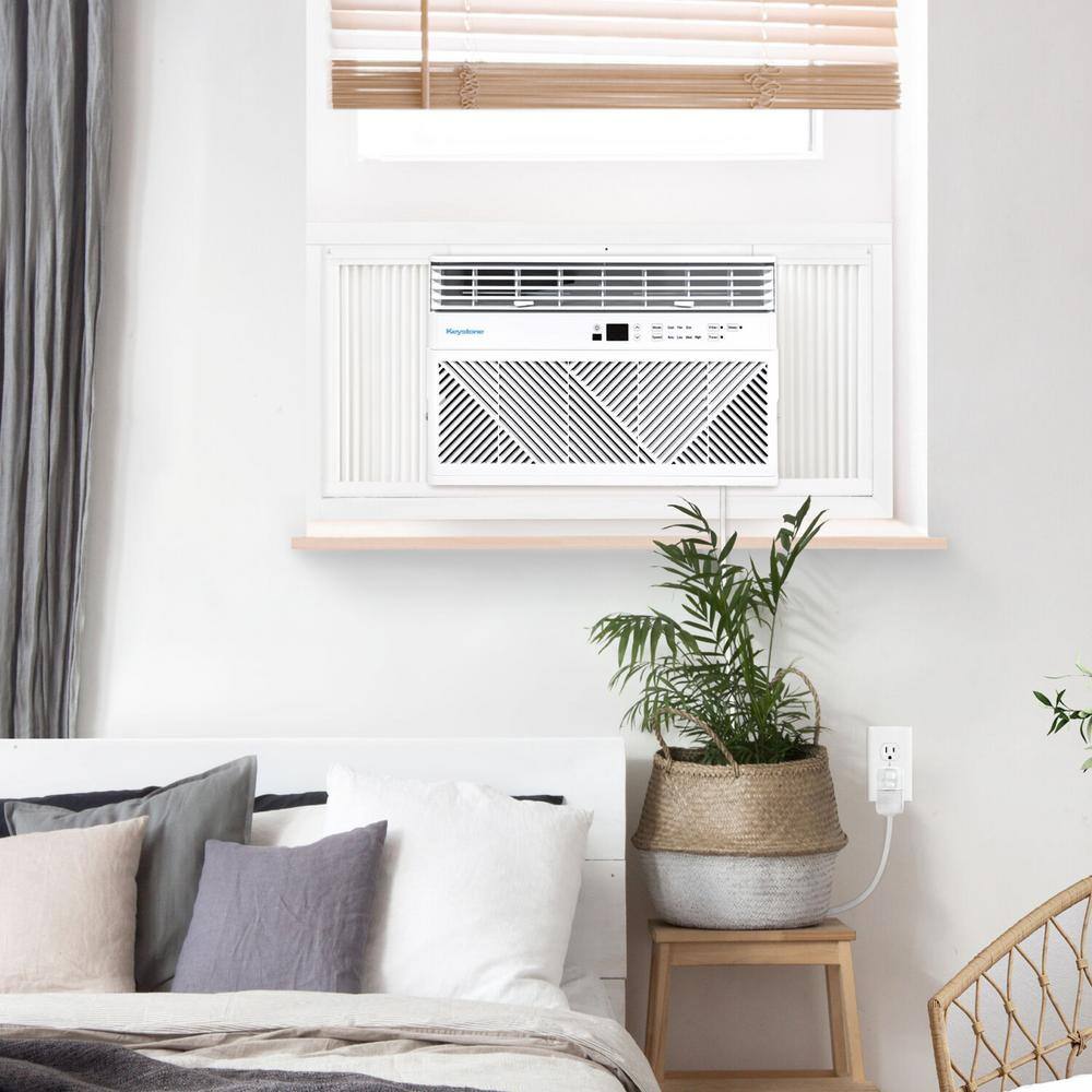 Keystone 10,000 BTU White Window Air Conditioner with Remote
