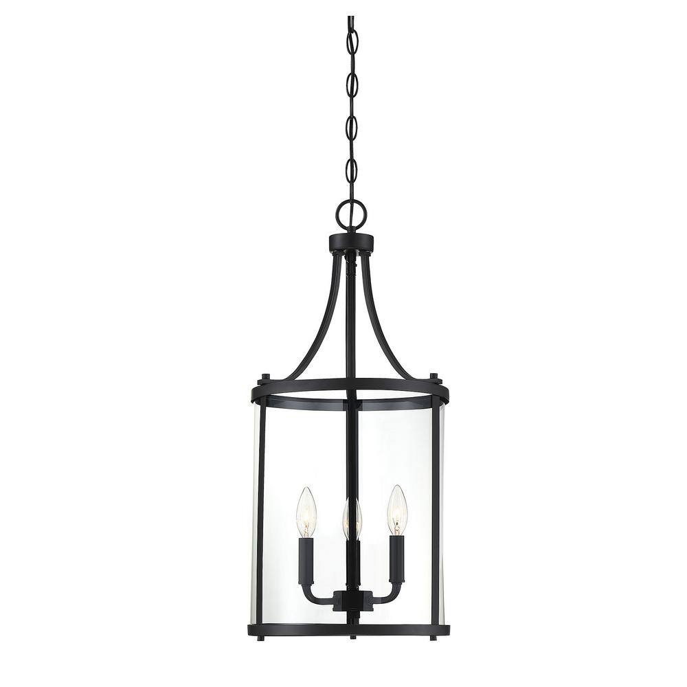 Light Black Candlestick Pendant Light 