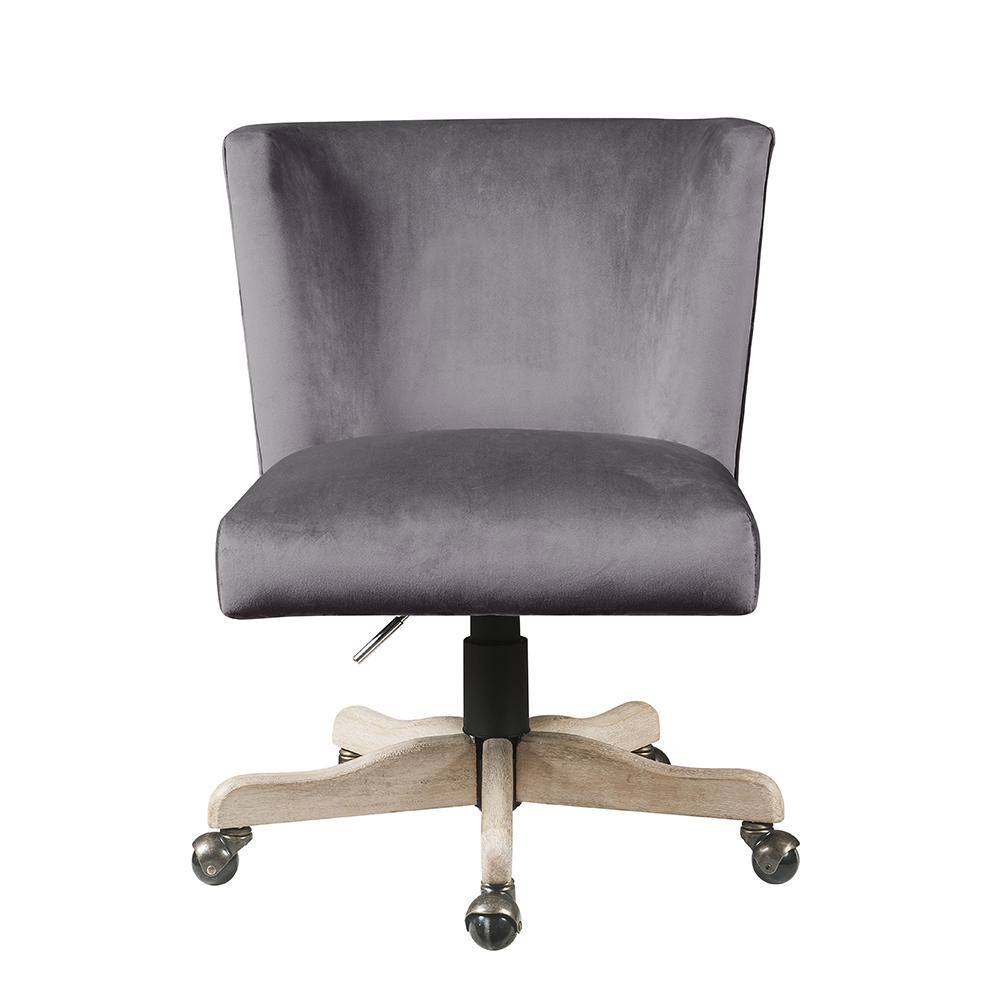 Silver velvet office chair new arrivals